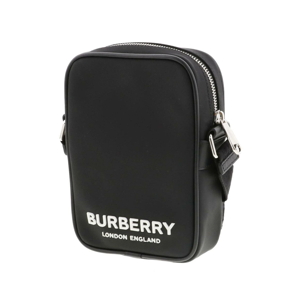 Burberry Shoulder Messenger Bag Logo Black